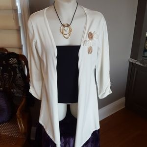 Beautiful Ivory Long Sweater